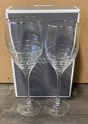 Buy Vera Wang Wedgwood Crystal Wine Glasses (set Of 2) - *beautiful Condition* • 19.95£