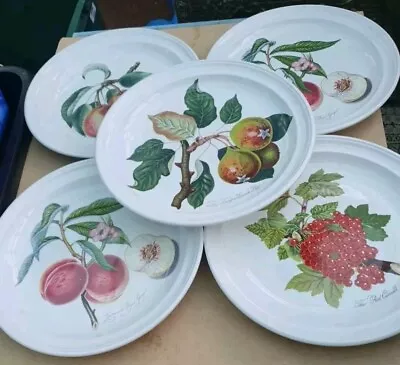 Buy 5 X Portmeirion Pomona The Goddess Of Fruit Dinner Plates 26.5cm / 2nd Quality • 39.95£