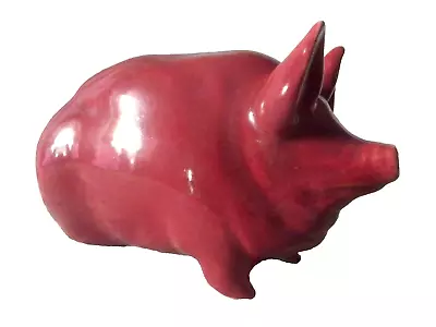 Buy Wemyss Antique & Original Rare Robert Heron Era Pig Decorated All Red • 1,250£