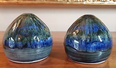 Buy Vintage Portmadoc (Porthmadog) Pottery Wales 1970’s Studio Salt & Pepper Shakers • 12.50£