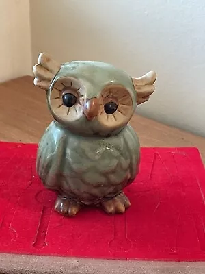 Buy Vintage Studio Pottery Coloured Owl Figure  • 4£