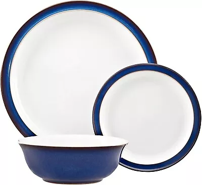 Buy Denby Imperial Blue 12 Piece Tableware Set - Brand New Boxed • 132.99£