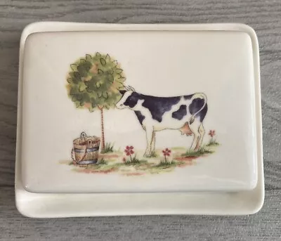 Buy Butter Dish, Cow Design, Ceramic  • 8£