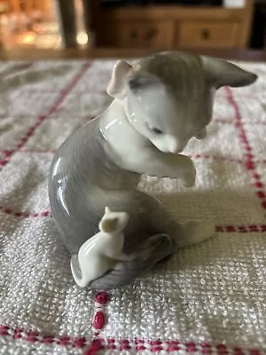 Buy Lladro 5236. Cat & Mouse Figurine. Original Box. Perfect Condition. • 20£