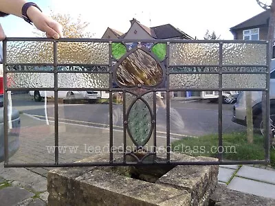 Buy Restored Leaded Light Stained Glass Window Panel. R866. DELIVERY OPTION! • 180£