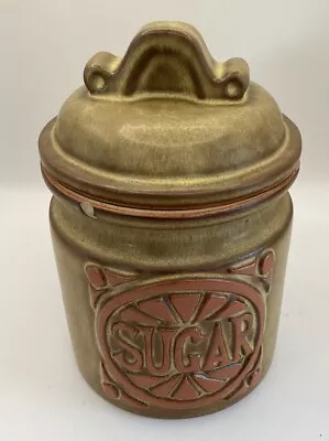 Buy Vintage 1970's Louis Hudson Tremar Stoneware  Sugar Storage Pot/Jar Cornish • 15£