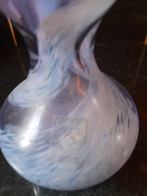 Buy Caithness Pale Blue Bud Vase With Swirls  • 9.99£