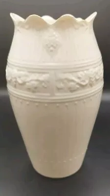 Buy Vase By BELLEEK POTTERY IRELAND Vintage 1998 Cream Gold Rim Fine Bone China  • 14.99£