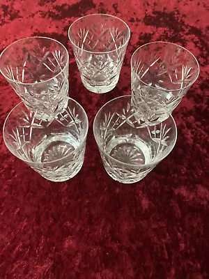 Buy Five Royal Doulton (Signed) Good Sized Whisky Tumblers 3.75  Tall • 25£