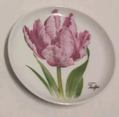 Buy AK Kaiser West Germany Small Trinket Display Tulpe Plate 4  Numbered • 3.25£