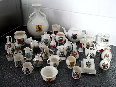 Buy CRESTED CHINA JOB LOT  Of 40 DIFFERENT  MODELS AND CRESTS (collection 2) • 24£