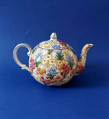 Buy Early Grimwades Royal Winton'Marguerite' Chintz EliteTeapot C1930 • 36£