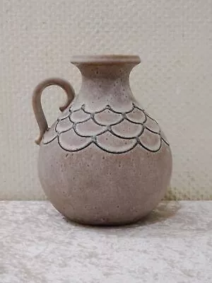 Buy Design Ceramic Handle Vase Pitcher - Vintage Around 1960/70 - Handmade - 20.5cm • 19.26£