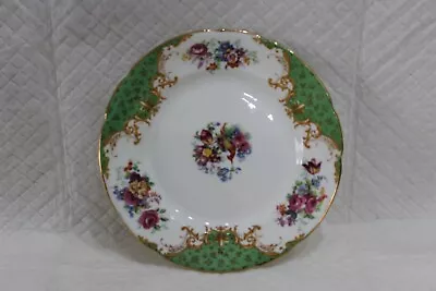 Buy Paragon Green Rockingham 16cm Tea Or Side Plate - VGC • 9.95£