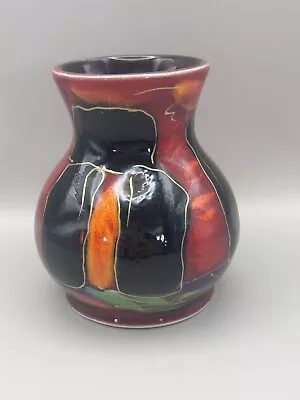 Buy Anita Harris Pottery Stonehenge Vase, Gold Signed • 50£