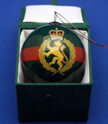 Buy Amazing And Unique Women's Royal Army Corps (WRAC) Glass Commemorative Bauble • 14£