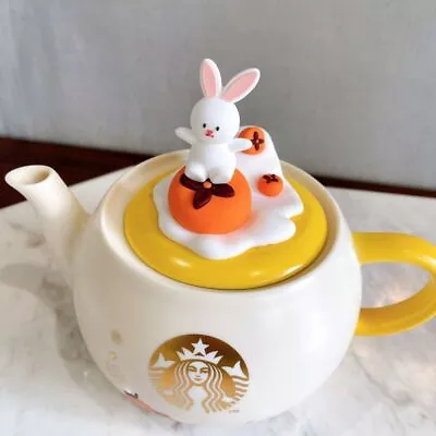 Buy Starbucks Chinese Ceramic Teapot + Glass Set Adorable Rabbit Ceramic Coffee Mug • 46.39£