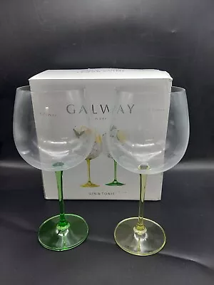 Buy Galway Irish Crystal Gin & Tonic Gin Glasses Set Of 2 • 15£