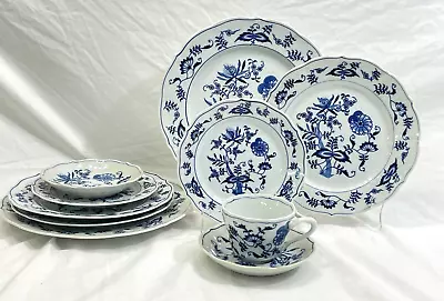 Buy 10 Piece Odd Lot Of Blue Danube Japan Dinnerware Dinner Salad Plate Cup Saucer • 88.53£