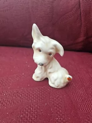 Buy Vintage White Scottie Dog And Ladybug Beswick Porcelain Figurine 1950s • 13.35£
