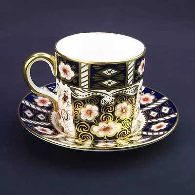 Buy Vintage Royal Crown Derby Traditional Imari Coffee Cup & Saucer • 29.95£