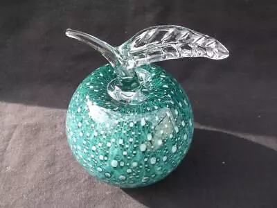 Buy Beautiful Vintage Good Sized Hand Blown Glass Apple . M2652 • 9.99£