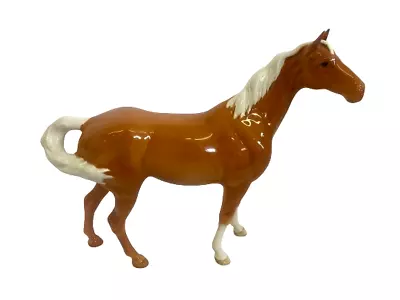 Buy Beswick Palomino Gloss Swish Tail Horse Figurine Vintage Collectable Charity • 69.99£