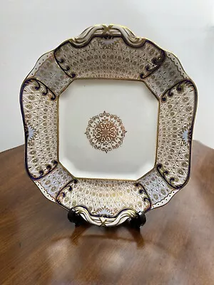 Buy Antique/Vintage Hammersley Fine Bone China  Plate Cobalt Blue Gold And White • 9.99£