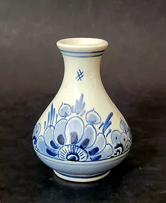 Buy Delft Pottery Bud Vase : 9cm Tall : Excellent • 3.95£