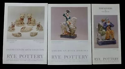 Buy RYE POTTERY American Folk Heroes PROMOTIONAL LEAFLETS X 3 • 7.99£