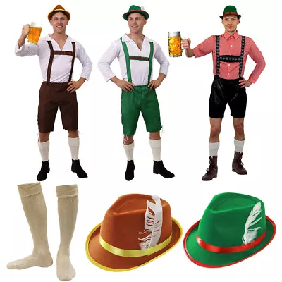 Buy Oktoberfest German Beer Festival Mens Fancy Dress Costumes Novelty Outfits • 21.99£