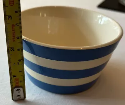 Buy Vintage Cornish Blue T G Green Sugar Bowl 11cm Diameter • 19£