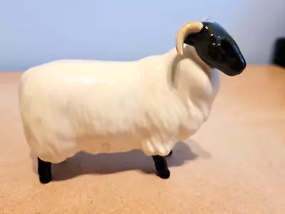 Buy Vintage Beswick China Black Faced Sheep #1765. Perfect Condition. • 12.50£