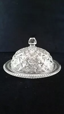 Buy Exquisite Cut Glass Domed Lidded Preserve Jar • 5.99£