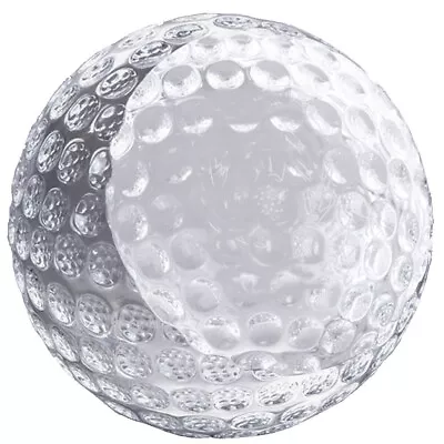 Buy Engraved Optical Crystal Golf Ball Paperweight Award Or Birthday Gift Engraved • 19.99£