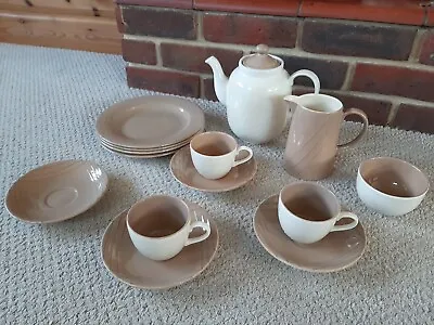 Buy Vintage Poole Pottery  Latte  In Very Good Condition. 15 Items. Bargain Time! • 10.50£