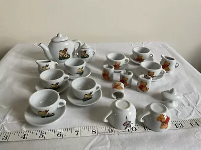 Buy Vintage Miniature Porcelain Childs’ Tea Set X 24 Pieces • 10£