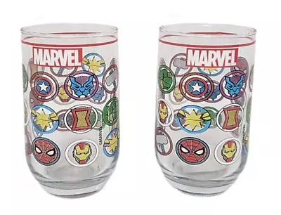 Buy Marvel Avengers Highball Drinking Tumbler Glasses Pack Of 2 Printed Tall Glass • 9.99£