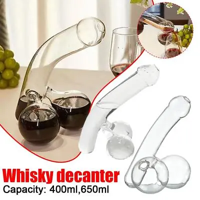 Buy Funny Penis Glass Wine Decanter Glass Alcohol Bottle Party Wine Acces Prof • 13.32£
