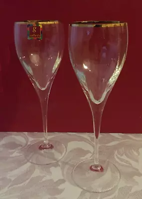 Buy A Pair The Edinburgh Crystal Glass Company Long Stemmed Wine/Soft Drink Glasses • 24.99£