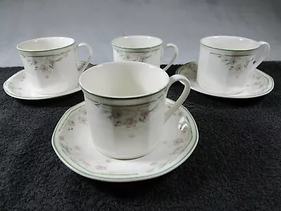 Buy 3 Lovely Vintage Royal Doulton Caprice Fine China Cups And Saucers / 1 Spare Cup • 8.96£