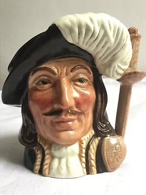 Buy ROYAL DOULTON 4  CHARACTER JUG ATHOS 3 MUSKETEERS TOBY VINTAGE HAND PAINTED 10cm • 0.99£