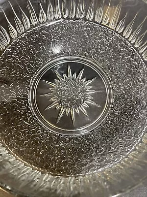 Buy Vintage Ravenhead White Fire Glass Trifle Bowl 22.5 Cm Diameter Clear Glass • 10£