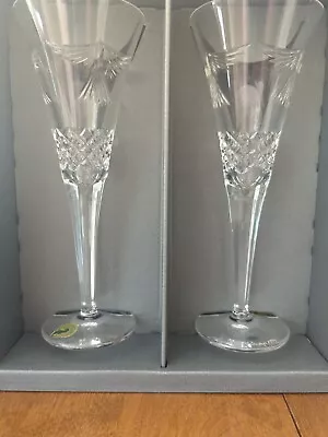 Buy Waterford Crystal The Millennium Collection Peace Toasting Flutes • 79.21£