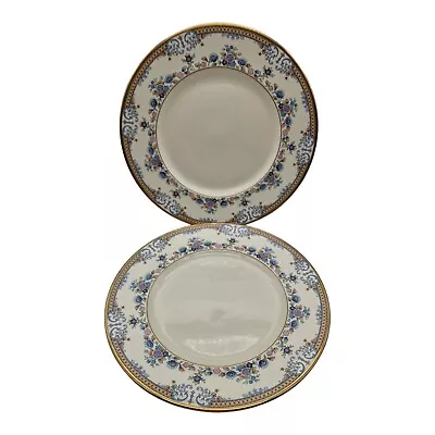 Buy Minton / Royal Doulton Fine Bone China Avonlea 27cm Dinner Plates X2 1976-1989 • 32.99£