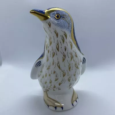 Buy ⭐️❄️ ROYAL CROWN DERBY FAIRY PENGUIN PAPERWEIGHT RARE LTD Imari Bird ❄️⭐️ • 64.99£