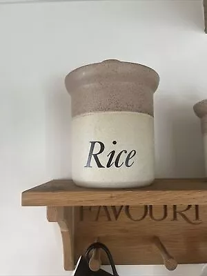 Buy John Hermansen Brailsford Pottery Rice Jar. Stoneware. Rustic Country Kitchen • 6.43£