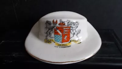 Buy Crested China Ww1 Colonial Hat - Duke Of Norfolk Crest • 4.99£