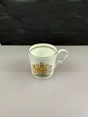 Buy Aynsley Silver Jubilee 1977 Cup / Mug  Kings And Queens 8.5 Cm High • 9.99£
