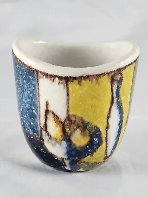 Buy MCM Italian Art Pottery - Small Bowl / Cigarette Holder - Raymor Italy R144/SA • 46.60£